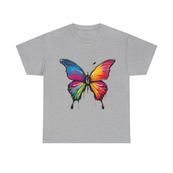 Painted butterfly Heavy Cotton Tee, butterfly, bright colors, t-shirts, butterflies - Image 83