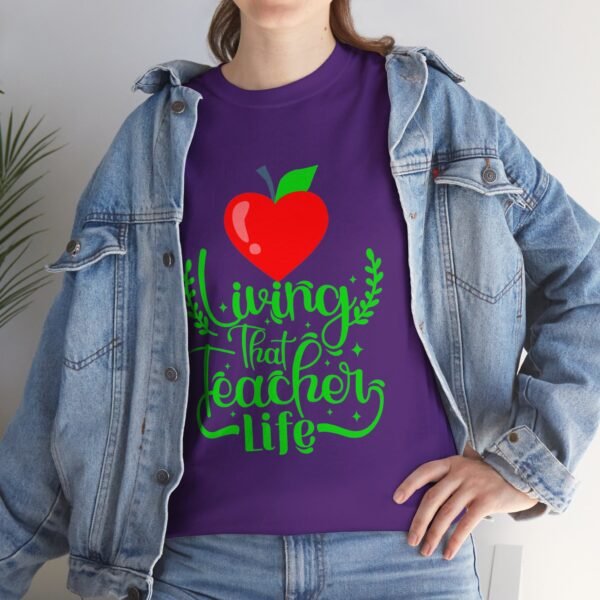 Teacher life Heavy Cotton Tee, teachers, teach, teaching, back to school - Image 320