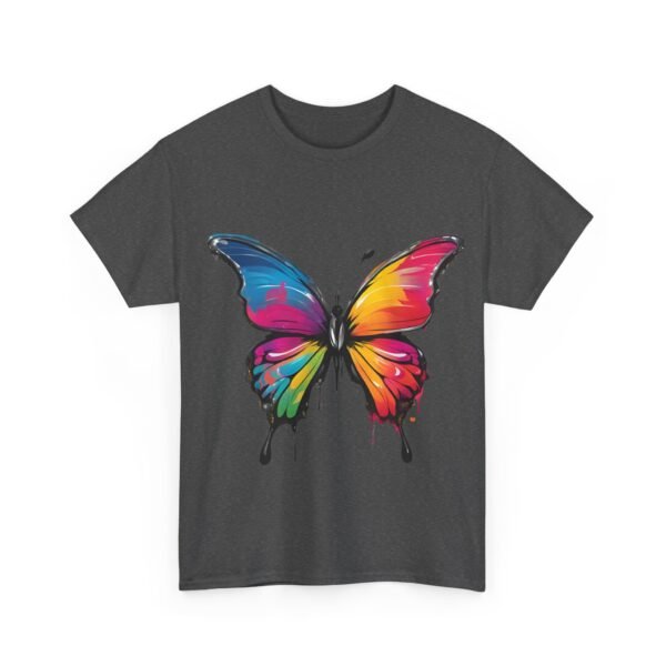 Painted butterfly Heavy Cotton Tee, butterfly, bright colors, t-shirts, butterflies - Image 139