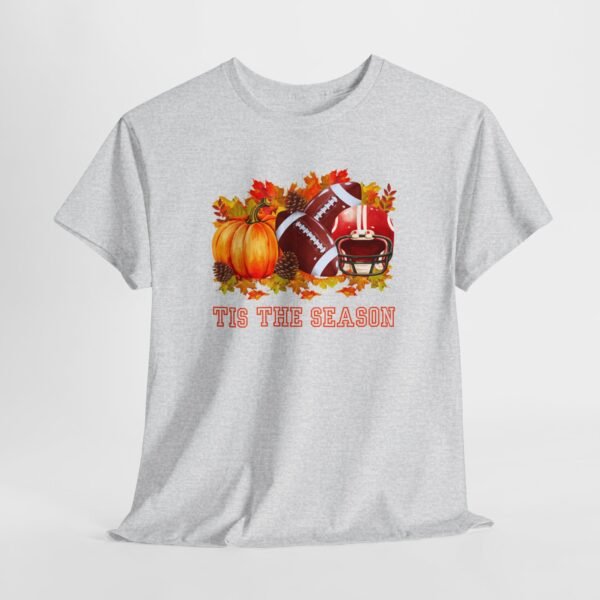 Tis the Season Cotton Tee, football, fall, pumpkins - Image 33