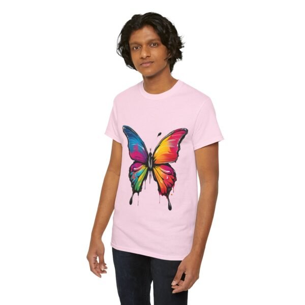 Painted butterfly Heavy Cotton Tee, butterfly, bright colors, t-shirts, butterflies - Image 82